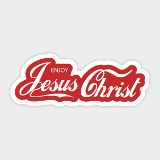 Jesus Christ - Coca Cola Style Sticker